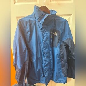 Men’s North Face Waterproof Jacket - Blue - Medium